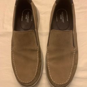 NEW Rockport Men’s XCS Casual Slip-Ons, Color: Taupe, Size 13M